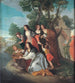 La vestale Tuccia - Domenico Corvi — weergave van het kunstwerk