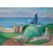 Reproductie van het schilderij La voile bleue, Préfailles - Henri Lebasque