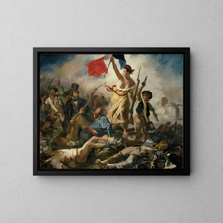 De Vrijheid die het Volk Leidt - Eugène Delacroix