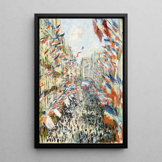 La Rue Montorgueil - Claude Monet