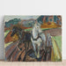 Reproductie van het schilderij Herfstvoerarbeid - Edvard Munch