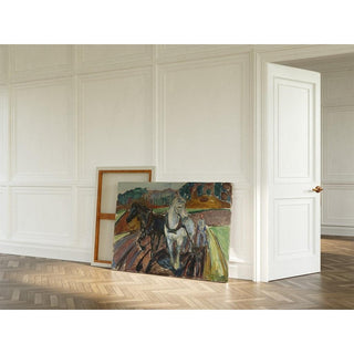Labourage d'automne - Edvard Munch | Reproduction Tableau Décoration murale affiche copie