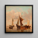 Rustig meer - Willem van de Velde de Jonge — ingelijst kunstwerk aan de muur