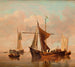 Rustig meer - Willem van de Velde de Jonge — weergave van het kunstwerk