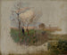 Herfst in een boomgaard - Ladislav Mednyánszky — weergave van het kunstwerk