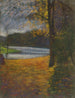 Landschap in de herfst - Ladislav Mednyánszky — weergave van het kunstwerk