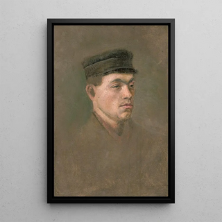 Ladislav Mednynszky - Head Study of a Craftsboy.webp