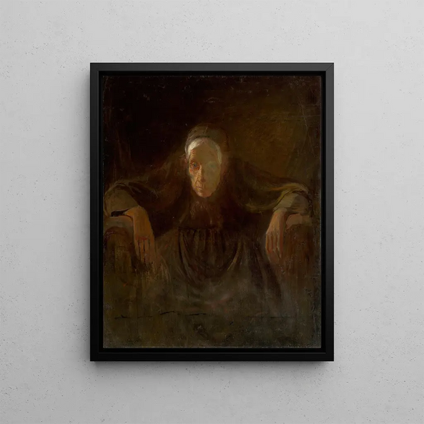 Ladislav Mednynszky - Study of an Old Woman.webp