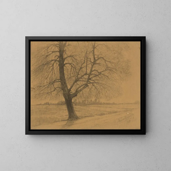 Tree - Ladislav Mednyánszky — framed artwork on a wall