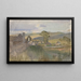 Dorp onder de Tatras - Ladislav Mednyánszky — ingelijst kunstwerk aan de muur