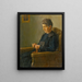 Middag - Ladislav Tresko — ingelijst kunstwerk aan de muur
