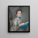 Zelfportret - Lady Mary Lowther — ingelijst kunstwerk aan de muur