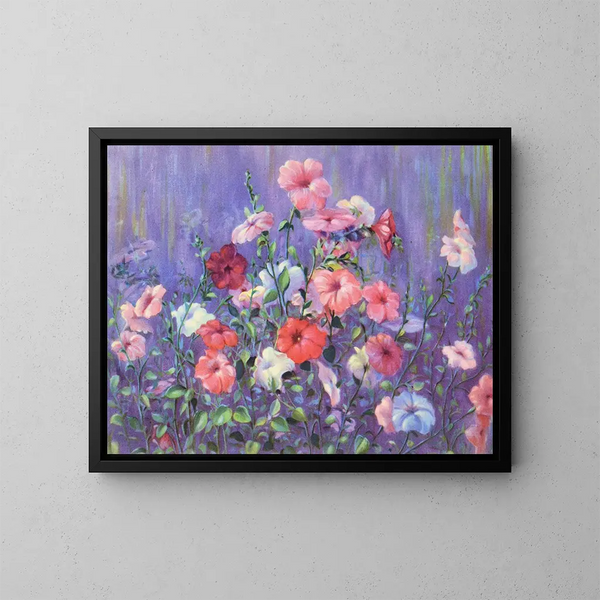 Pétunia - Lafayette F. Cargill — framed artwork on a wall