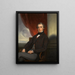 Portret van een jonge man - Lam Qua — ingelijst kunstwerk aan de muur