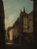 van het Schomberg-hotel uitkijkpunt, hoek van de Bailleul- en Jean Tison-straat - Lambert Noll — weergave van het kunstwerk