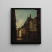 van het Schomberg-hotel uitkijkpunt, hoek van de Bailleul- en Jean Tison-straat - Lambert Noll — ingelijst kunstwerk aan de muur