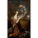 Reproductie van het schilderij Lamia - John William Waterhouse