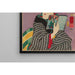 Reproduction of the painting Landscapes and Beauties- Feeling Like Reading the Next Volume - Utagawa Kuniyoshi