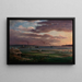 van de haven van Buffalo vanaf de voet van de avenue Porter - Lars Gustaf Sellstedt — ingelijst kunstwerk aan de muur