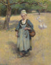 Een kind uit Bretagne - Laura Barbara Sutherland Clunas — weergave van het kunstwerk