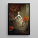Maria Luisa de Parme 1751-1819, toekomstige koningin van Spanje - Laurent Pécheux — ingelijst kunstwerk aan de muur