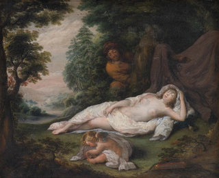 Laurentius de Neter - Sleeping Nymph Watched by a Man.webp