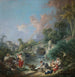 Lavandières - François Boucher — weergave van het kunstwerk