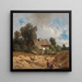 Lavandières au Bord de la Rivière - August Schaeffer von Wienwald — framed artwork on a wall