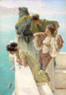 Un coin de vantage - Lawrence Alma-Tadema — weergave van het kunstwerk