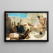 Lezing van Homerus - Lawrence Alma-Tadema — ingelijst kunstwerk aan de muur