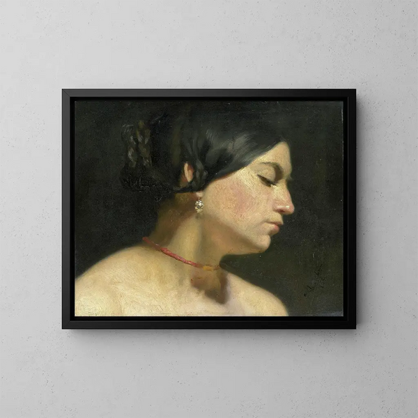 Marie Madeleine - Lawrence Alma-Tadema — framed artwork on a wall