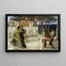 Sappho en Alcée - Lawrence Alma-Tadema — ingelijst kunstwerk aan de muur