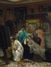 De verzamelaar van schilderijen in de tijd van Augustus - Lawrence Alma-Tadema — weergave van het kunstwerk
