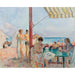 Reproductie van het schilderij Le Bar sur la Plage - Henri Lebasque