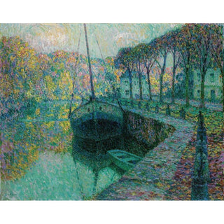 Le Bateau De Sel - Henri Le Sidaner | Reproduction Tableau Décoration murale affiche copie