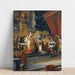 Reproductie van het schilderij Le Cardinal de Richelieu Disant la Messe dans la Chapelle du Palais Royal - Eugène Delacroix