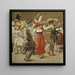 Le Carnaval à Rome, fragment - Christoffer Wilhelm Eckersberg — framed artwork on a wall