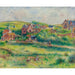 Reproductie van het schilderij Het chalet van Blanche Pierson in Pourville - Pierre-Auguste Renoir