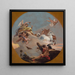 De strijdwagen van Aurora - Giovanni Battista Tiepolo — ingelijst kunstwerk aan de muur