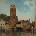 van het kerktoren van de kerk van Dordrecht - Carl Sknberg — weergave van het kunstwerk