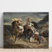 Reproductie van het schilderij Het Gevecht van de Giaour en Hassan - Eugène Delacroix