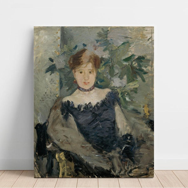 Reproductie van het schilderij Het Zwarte Korset - Berthe Morisot