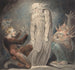 van William Blake's Schilderij De Geest van Samuel die aan Saul verschijnt — weergave van het kunstwerk