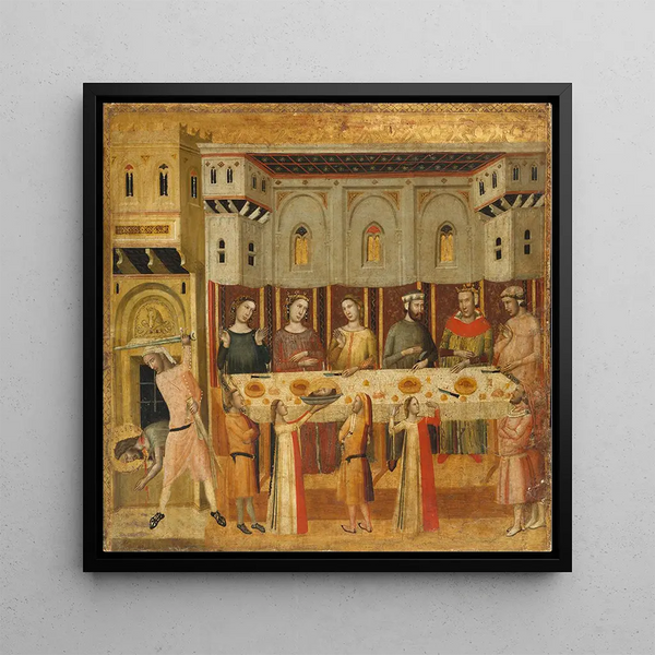 Le Festin d'Hérode et la Décapitation du Baptiste - Giovanni Baronzio