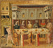 Het banket van Herodes en de onthoofding van Johannes de Doper - Giovanni Baronzio — weergave van het kunstwerk