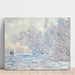 Reproductie van het schilderij Het ijs op Giverny - Claude Monet