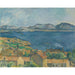 Reproduction of the painting of The Gulf of Marseille seen from L'Estaque - Paul Cézanne