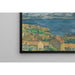 Reproduction of the painting of The Gulf of Marseille seen from L'Estaque - Paul Cézanne