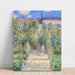 Reproduction of the painting The Garden of Monet in Vétheuil - Claude Monet