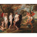 Reproductie van het schilderij De Rechtspraak van Paris - Volgeling van Peter Paul Rubens
